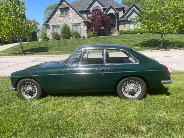 Restored vintage British car